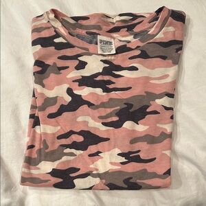 PINK Victoria's Secret Camouflage Tee